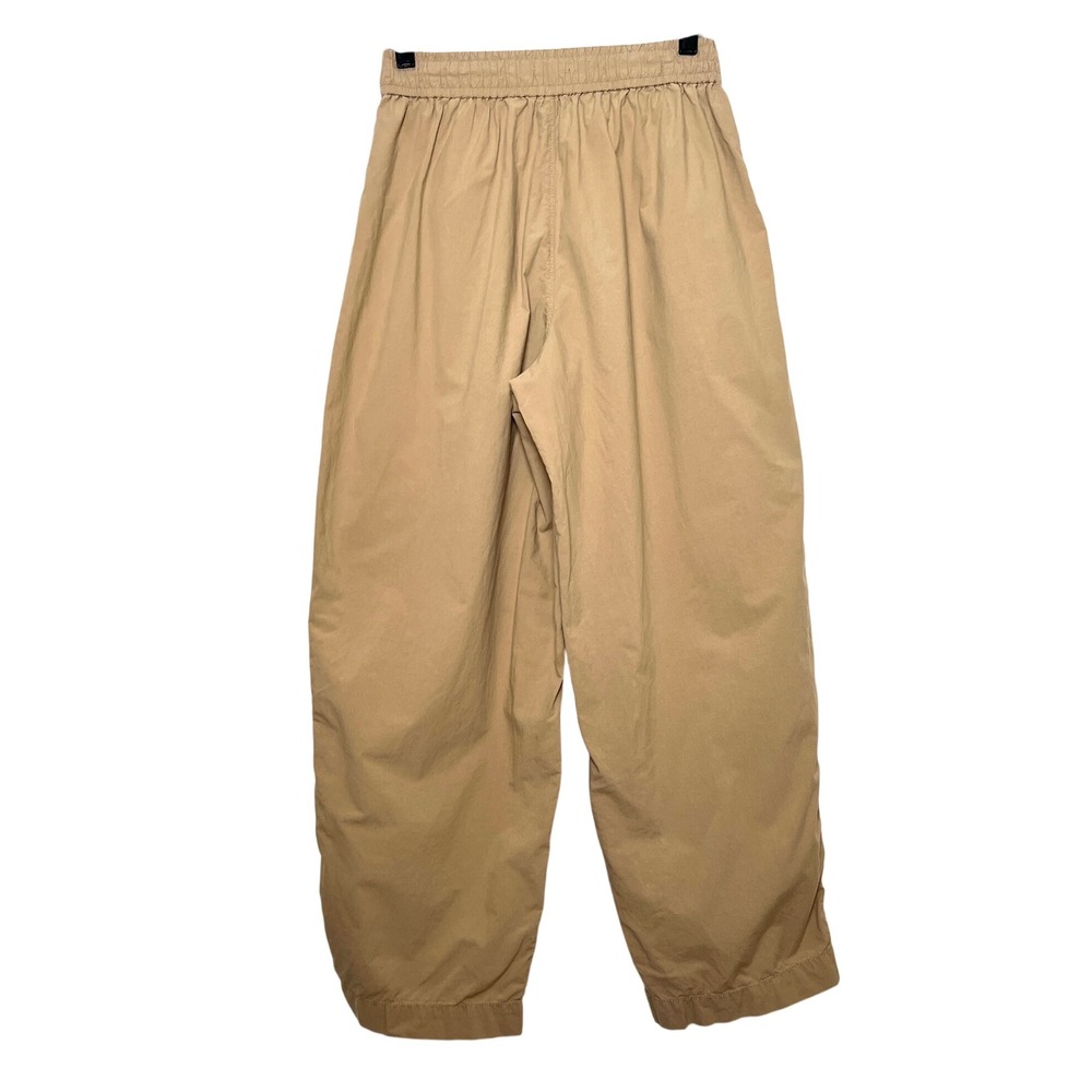 Madewell‎ Pull-On Wide-Leg Poplin Pants in Khaki Women's Size Small - Picture 3 of 9